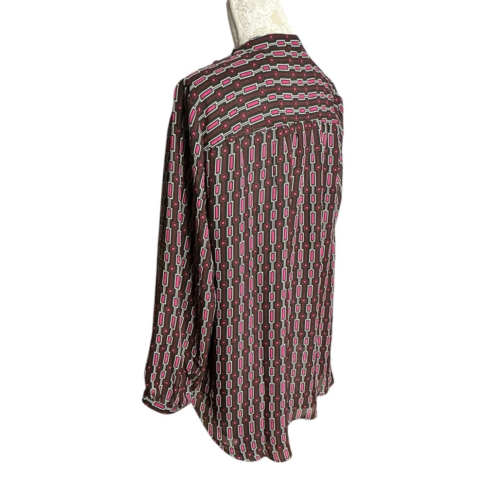 Lane Bryant Geometric Print Blouse Size 14 — NWT - Picture 4 of 12